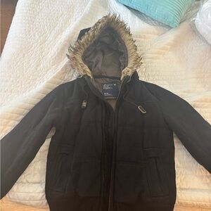 AE Outfitters Jacket with Faux Fur Trim